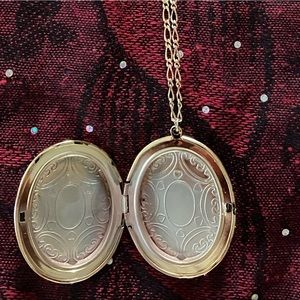 Oval Locket Necklace